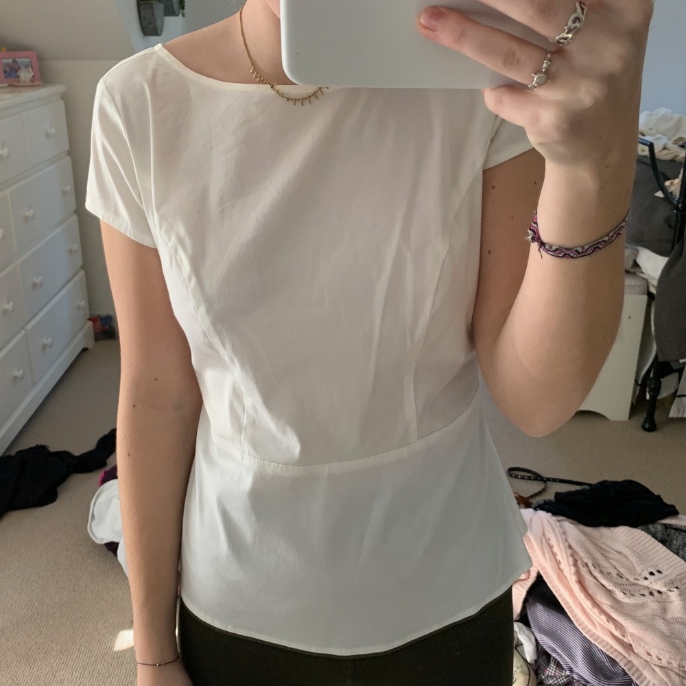 White LOFT top
